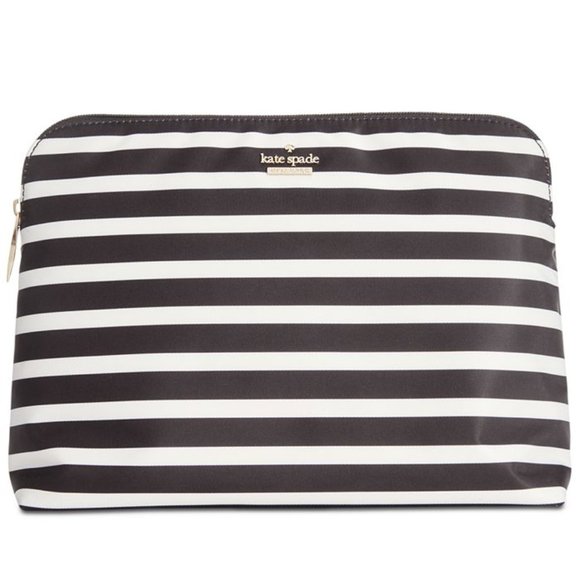 NWT Kate Spade Nylon Striped Briley Pouch - Picture 1 of 5